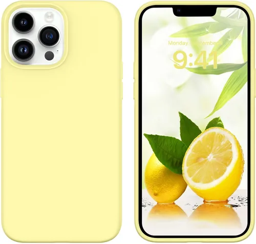 Miniatura 19 de GUAGUA Funda compatible con iPhone 17 Pro Max de 6.9 pulgadas, silicona líquida, goma de gel suave, delgada, forro de microfibra delgada
