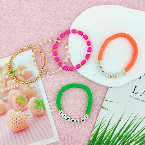 Miniatura 4 de LELEAN Juego de 10 pulseras de la amistad de Taylor, Eras 1989 Red Tour Lover Swifti, pulseras Preppy Party Outfits Accesorios Taylor Concierto Set