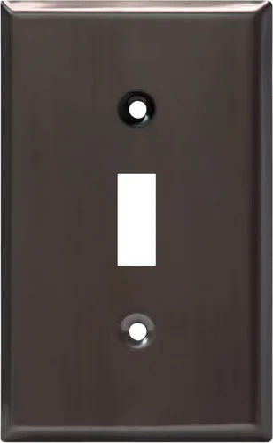 Miniatura 16 de ENERLITES Placa de Pared Metálica para Interruptor de Luz de Palanca, Acero Inoxidable 201, Resistente a la Corrosión, Tamaño Estándar 1-Gang 4.50