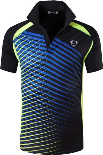 Miniatura 4 de 3 Pack Men's Short Sleeve Fit Sport Polo Tee Shirts T-Shirts Tshirt Tops Poloshirt Golf Tennis Pickleball LSL195