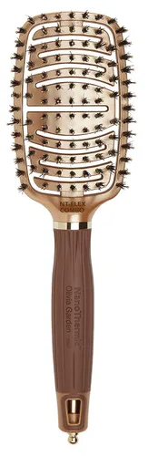 Miniatura 7 de Olivia Garden Cepillo de pelo NanoThermic Ceramic + Ion Flex para el cuero cabelludo y ventilado