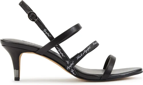 Miniatura 5 de Karl Lagerfeld Paris DEXTRA - Sandalias de tacón con correa al tobillo para mujer