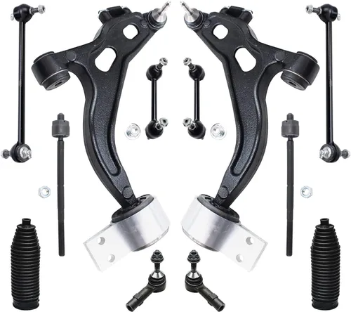 Miniatura 13 de Detroit Axle - Kit de extremo delantero para Ford 1998-2001 Explorer Mercury Mountaineer, 4 barras estabilizadoras delanteras y traseras, 2 brazos