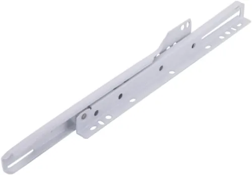 Miniatura 2 de Diapositivas de cajón de montaje inferior de acero con revestimiento blanco de 10 pulgadas
