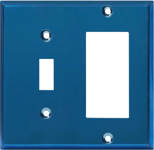 Miniatura 12 de ENERLITES - Placa de pared combinada de acero inoxidable para interruptor de palanca y decorativo, resistente a la corrosión, placa metálica de 2