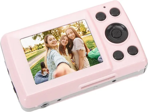 Miniatura 4 de Yunseity 1080P Full HD 16X Zoom 64MP Cámara digital de apuntar y disparar, pantalla IPS de 2.4 pulgadas, cámara de enfoque automático para vlogging