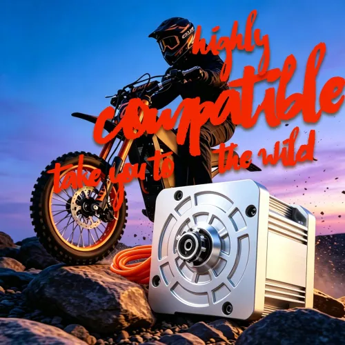 Miniatura 8 de Kunray 72V Brsushess Motor 6500W Electric Dirt Bike Motor Peak 9000RPM Peak 12KW for Tutio Kugo Electric Motorcycle Go Karts ATV Upgraded (72V 6500W)