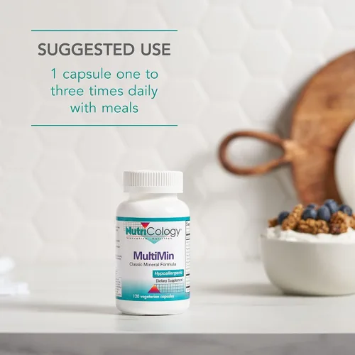 Miniatura 7 de NutriCology MultiMin - Mezcla mineral esencial con macro traza y minerales ultra traza - Apoya la absorción del equilibrio mineral y la función
