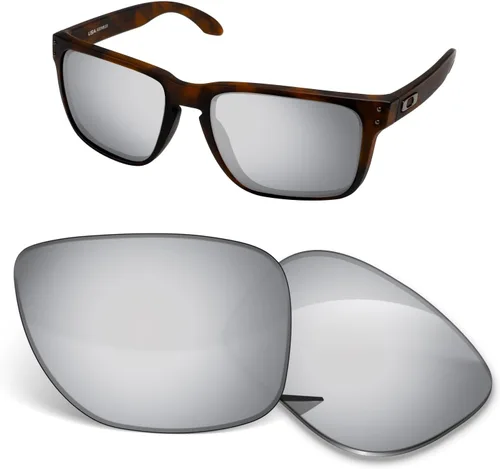 Miniatura 10 de Lentes de repuesto de 0.069 pulgadas compatibles con gafas de sol Oakley Holbrook XL OO9417, resistentes a los arañazos y a los impactos Espejo azul