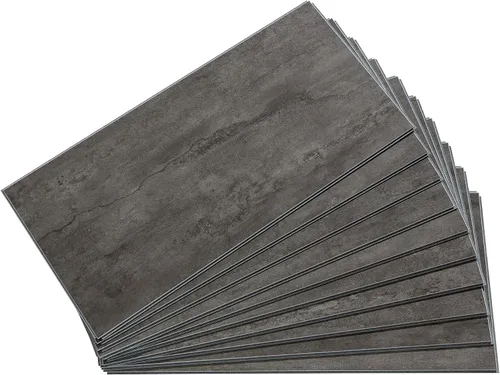 Miniatura 51 de Palisade - Azulejos de vinilo entrelazados impermeables para pared, cocina o baño, granito Prado (4.5 x 11.1 pulgadas. Muestra)