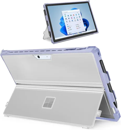 Miniatura 14 de Funda protectora resistente para Microsoft Surface Pro 7+/7/6/5/4/LTE de 12.3", con soporte para lápiz capacitivo y correa de mano, compatible