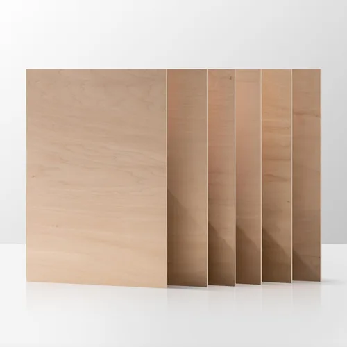Miniatura 8 de ROBOTIME 6 piezas de madera contrachapada de nogal de 0.118 pulgadas para corte láser, madera contrachapada de 1/8 para manualidades, grabado