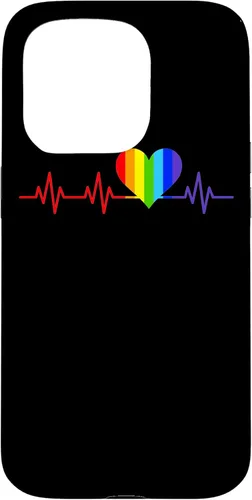 Miniatura 14 de iPhone SE (2020) / 7 / 8 Gay Heartbeat Pride Flag Gift And Queer LGBTQ Rainbow Estuche de regalo