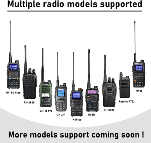 Miniatura 7 de TIDRADIO Adaptador de Programador Inalámbrico de Radioaficionado APP y Programa de PC para Baofeng UV-5R y Múltiples Modelos Sin Problemas