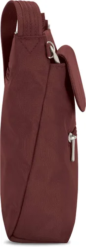 Miniatura 6 de Travelon - Mini bolsa clásica de hombro antirrobo, Vino), 42459-230