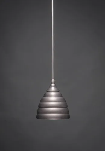Miniatura 10 de Toltec Lighting Tallo Colgado Mini colgante, acabado de cobre negro, 3.5" cuadrado humo burbuja vidrio