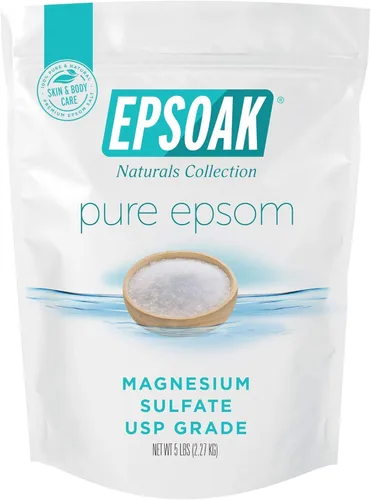 Miniatura 10 de Sales de Epsom para baño, spa, ducha y pies de Epsoak, Blanco