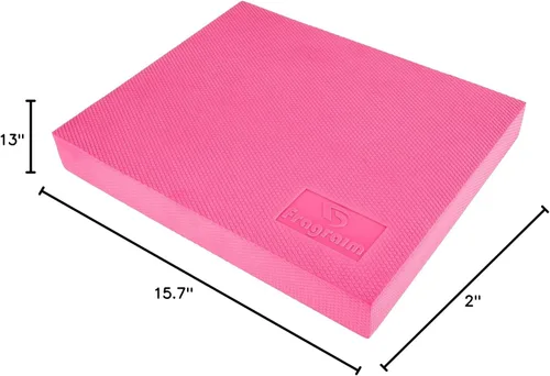 Miniatura 7 de Almohadilla de equilibrio, alfombrilla de espuma antideslizante y rodilleras para terapia física, rehabilitación, equilibrio central y entrenamiento