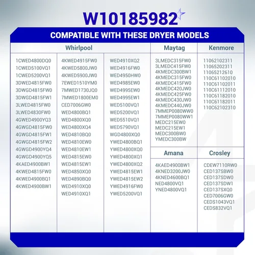 Miniatura 6 de BlueStars W10185982 Temporizador de secadora compatible con secadores Whirlpool Amana Kenmore Admiral Crosley Roper Inglis – Reemplaza 1546812