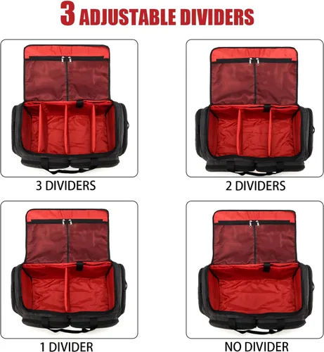 Miniatura 23 de Bolsa de deporte para zapatos de viaje, bolsa de lona para hombres y mujeres, gimnasio, deporte, equipaje, bolsa de transporte, divisor de bolsa