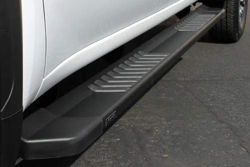 Miniatura 6 de Raptor Series Estribos escalones de 6 pulgadas estilo OEM aluminio negro compatible con cabina regular 15-25 F-150 o 17-25 F-250 F-350 Super Duty