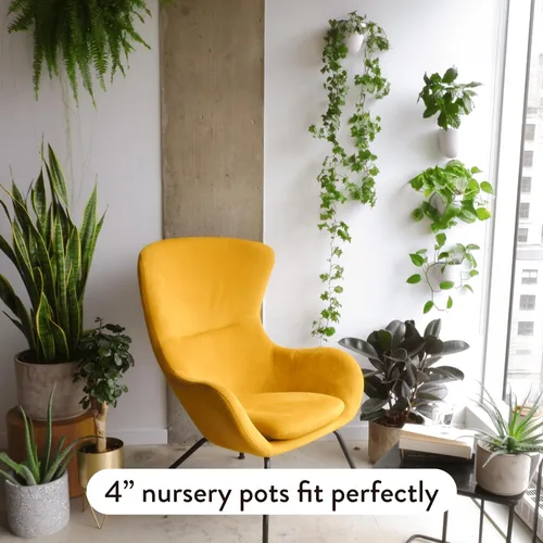 Miniatura 5 de Make Good PlantPod Luxe - Macetas de pared con riego automático (juego de 3, verde bosque), fáciles de regar e instalar, ligeras, diseña tu propio
