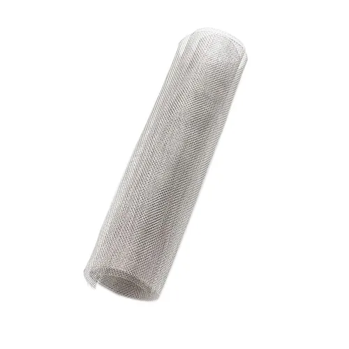 Paquete de 1 malla de alambre tejida de acero inoxidable 304, nunca se oxida, malla de alambre dura y resistente al calor, malla de pantalla fina