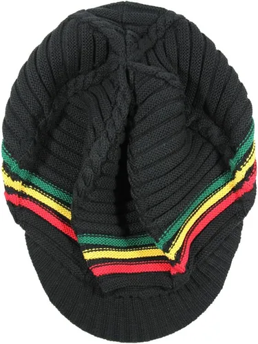 Miniatura 15 de RW Gorro de punto acanalado clásico Rasta 100% algodón