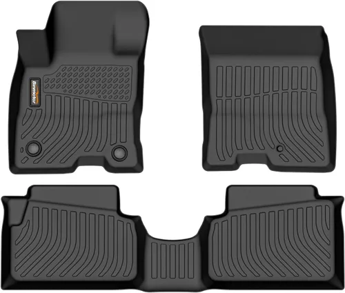 Miniatura 17 de Alfombrillas de TPE para Toyota Highlander 2014-2019 7 y 8 asientos, protección para todo tipo de clima, forros de piso de automóvil resistentes