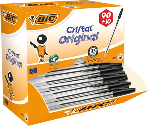 Miniatura 7 de BiC Cristal Original - Bolígrafo con punta redonda 1.0 mm paquete de de 4