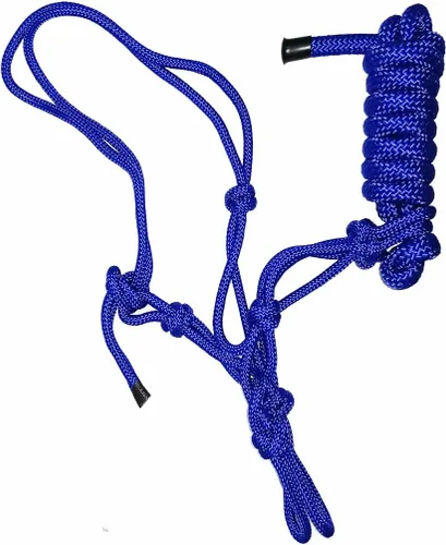 Miniatura 3 de Saddlesworld Cabestro de entrenamiento de cuerda para caballos con cuerda