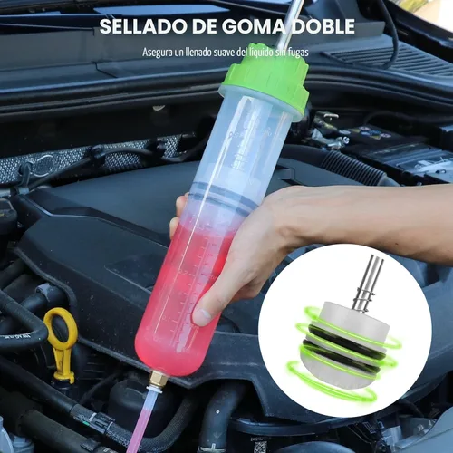 Miniatura 7 de SWANLAKE - Extractor de líquido y bomba de llenado de 500cc, extractor de bomba de líquido automotriz, bombas de cambio de aceite con manguera