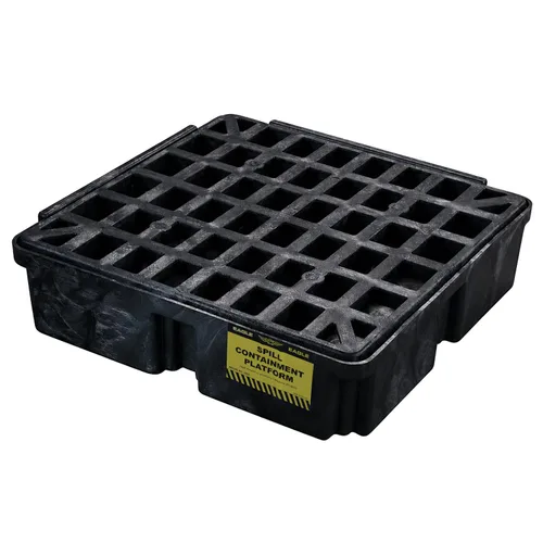 Miniatura 16 de Eagle Plataforma modular para derrames de un tambor, 26.25"x26"x6.5", sumidero de 15 galones, bandeja de contención de capacidad de carga de 2,000