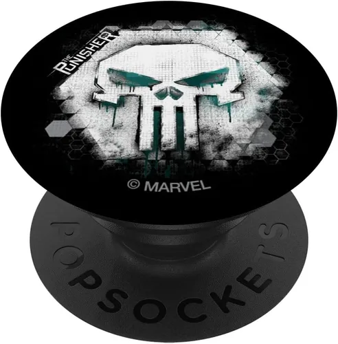 Miniatura 6 de Marvel The Punisher Geometric Skull PopSockets MagSafe PopGrip para iPhone
