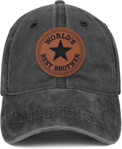 Worlds Best Dad Ever Sombrero para el Día del Padre, regalos de cumpleaños para papá de hija, hijo, sombrero de camionero negro