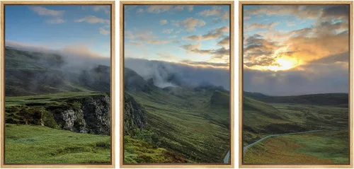 Miniatura 80 de wall26 Lienzo enmarcado para pared, juego de arte debajo de los tallos de bambú verde, naturaleza, desierto, fotografía, realismo, contemporáneo