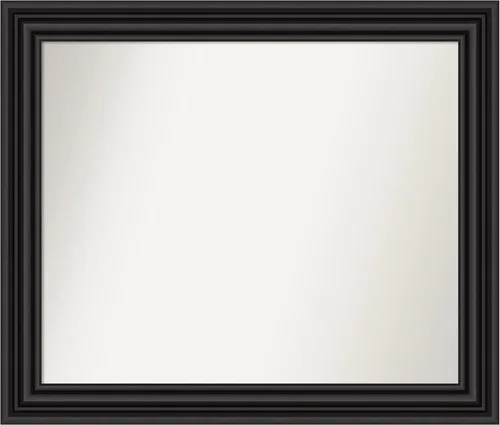 Miniatura 53 de Amanti Art Espejo personalizado, espejo de baño negro puente, espejo de pared o espejo de tocador de baño sobre el fregadero (26 x 26 pulgadas)