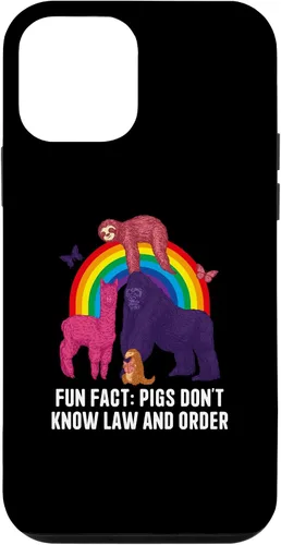 Miniatura 12 de iPhone 15 Pigs Dont Know Law and Order Funny Animal Pun Humor Case