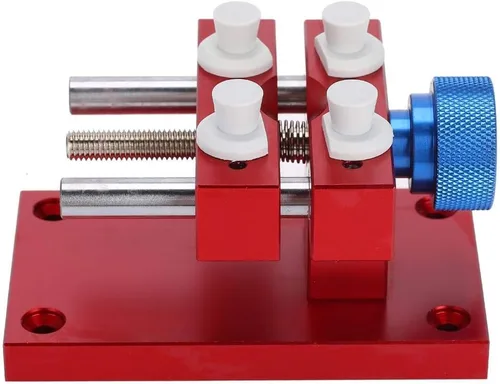 Miniatura 9 de Soporte de caja de reloj ajustable, reloj de pulsera de metal para reparación de caja abierta, soporte para correa de reloj, herramienta