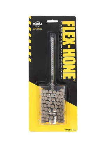 Miniatura 16 de Brush Research BC Flex Hone estándar para cilindros de freno, hidráulica y guías de válvulas, óxido de aluminio, 1-1/8 pulgadas de diámetro, grano