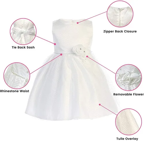 Miniatura 2 de Flor Vestidos de Pascua para Niñas, Vestidos para Niñas Elegantes