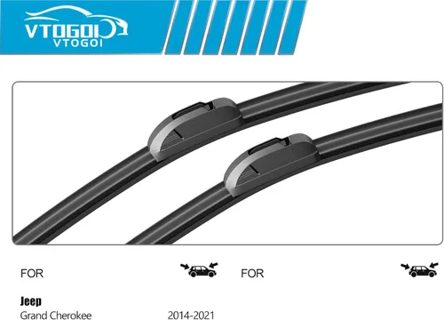 Miniatura 3 de VTOGOI Escobillas Limpiaparabrisas con Escobillas Limpiaparabrisas Traseras Juego Para Jeep Grand Cherokee 2011-2021 Repuesto Automotriz