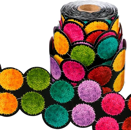 Miniatura 19 de Panelee Borde de Caja de Regalo de Navidad de 68.9 Pies Borde de Tablón de Anuncios Mariposas Flores Abeja Espacio Inspiracional Decoración Linda