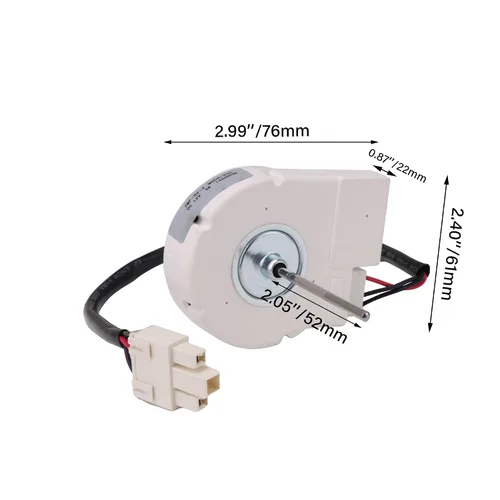 Miniatura 2 de Excelente calidad 5PCS 50240401000Q DC12V 4W Refrigerador Evaporador Motor Motor Reemplazo para Samsung Motor de Ventilador de Congelación Sustituye
