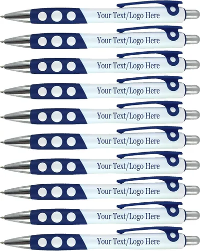 Miniatura 7 de SyPen Bolígrafos personalizados con logotipo/texto, paquete de 350 unidades a granel para negocios, fiestas y eventos, impresión personalizada