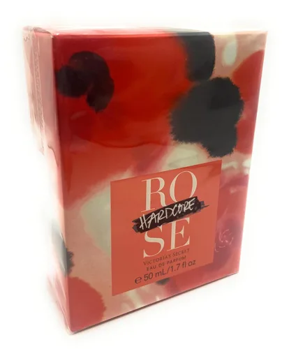 Victoria's Secret Hardcore Rose Perfume para mujer, Eau de Parfum de 1.7 onzas líquidas, aroma floral afrutado con rosa negra, ciruela oscura y
