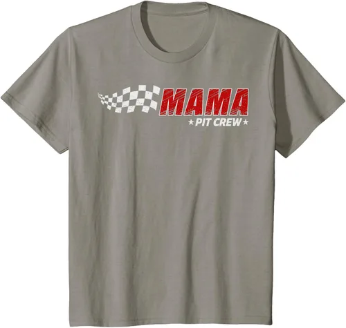 Miniatura 32 de Mama Pit Crew Race Car Birthday Family Matching Pit Crew Camiseta