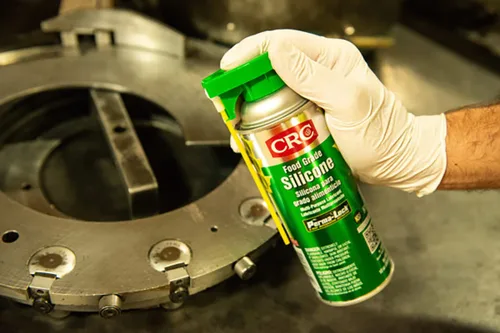 Miniatura 4 de CRC Silicona de grado alimenticio, 10 onzas de peso, lubricante de silicona multiusos para aplicaciones de alta temperatura, spray de aerosol