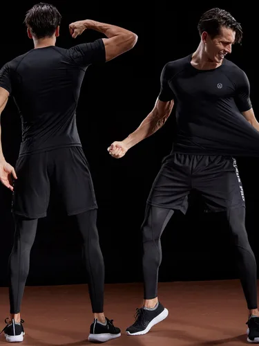 Miniatura 4 de NELEUS Camisetas de compresión para hombre