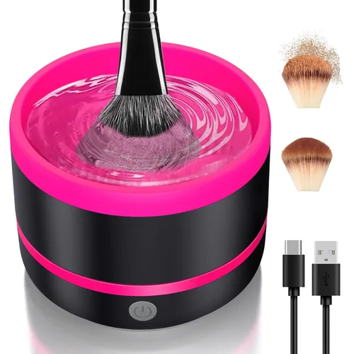 Limpiador eléctrico de pinceles de pintura, taza de enjuague, enjuague de pinceles para pintar, máquina limpiadora de brochas de maquillaje,